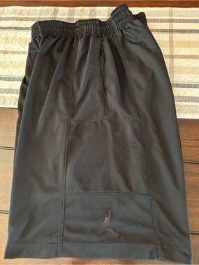 Jordan Black Mesh Basketball Shorts with Jumpman Tab